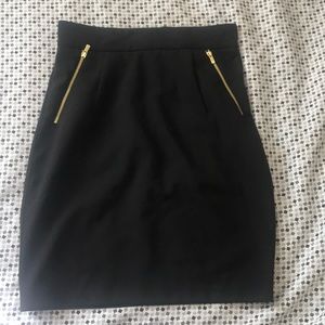 formal black skirt